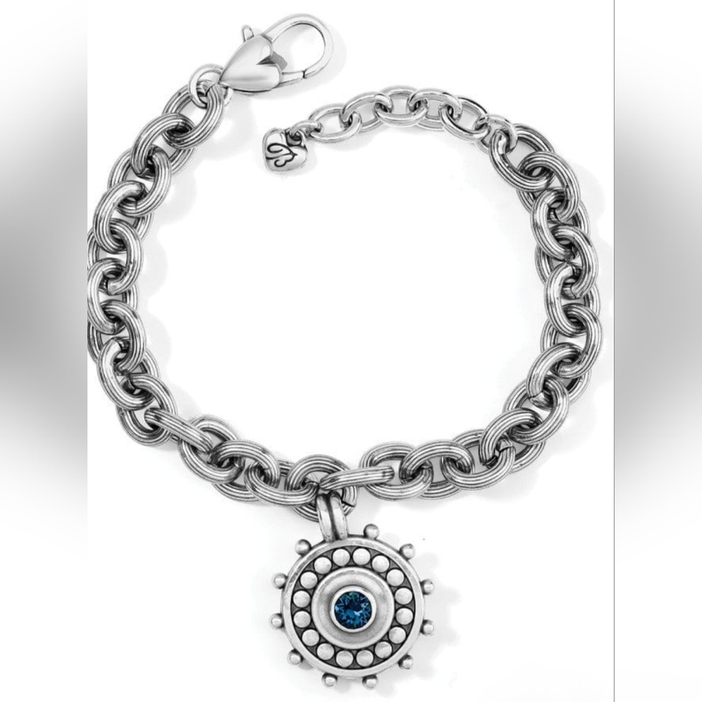 New Brighton Pebble Dot Medali Chain Bracelet, NWT